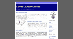 Desktop Screenshot of fayette.ancestralsites.com